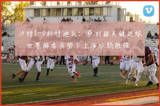 沙特1-0科特迪瓦：萨利赫关键进球，世界排名劣势下上演以弱胜强